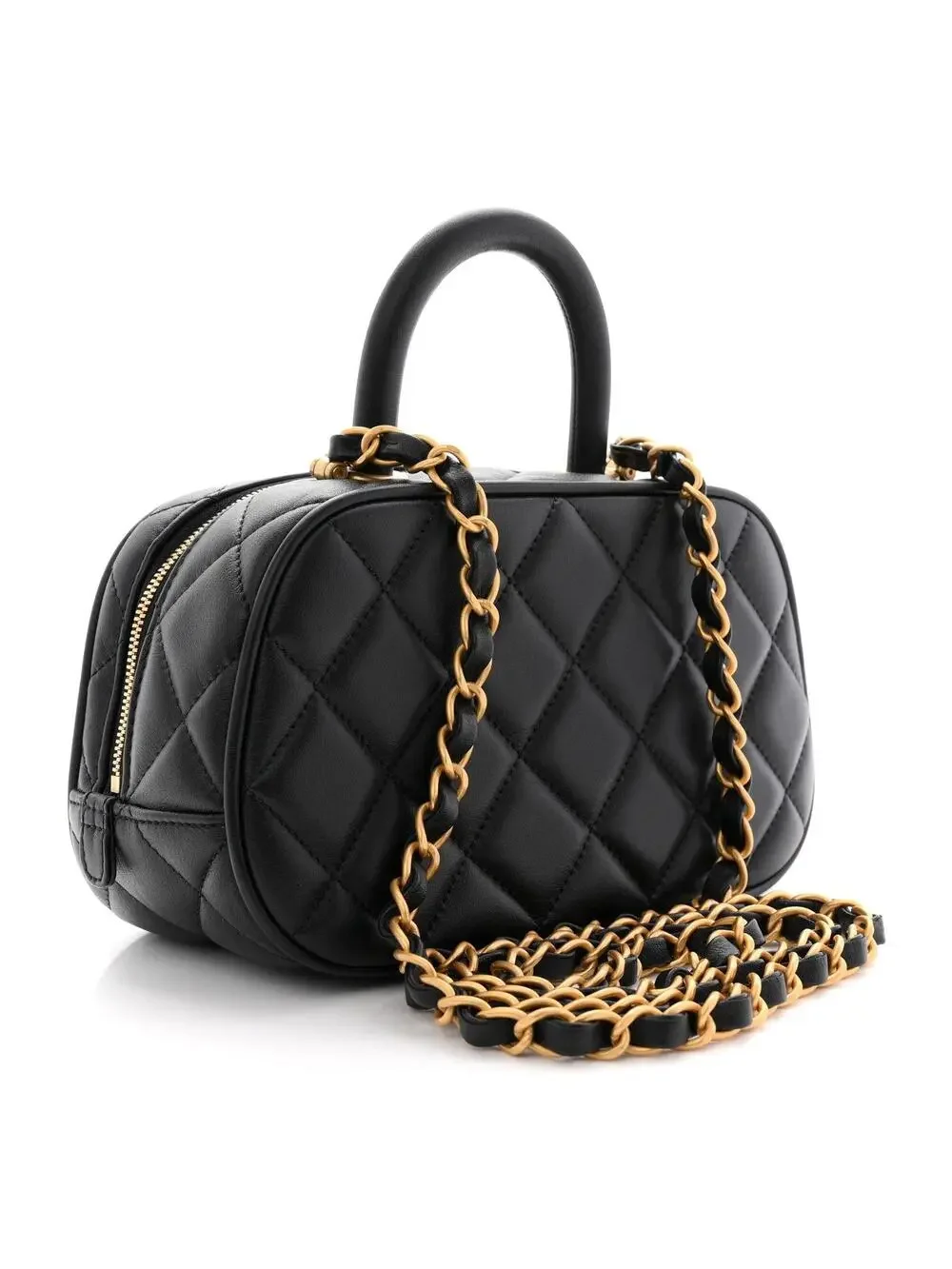 Chanel Lambskin Quilted Top Handle Mini #291058C50B
